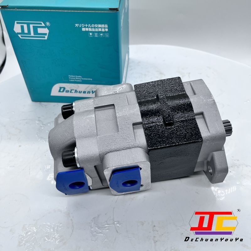 Komatsu PC78US-6 Escavatore pompa idraulica 708-3T-04610 due ingranaggi reticolati