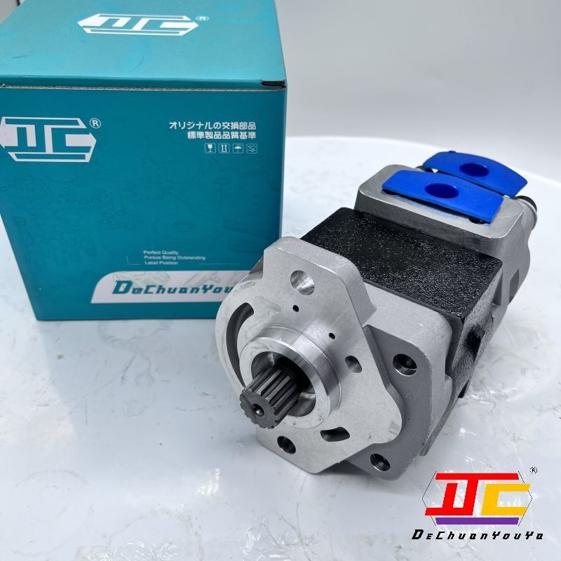 Komatsu PC78US-6 Escavatore pompa idraulica 708-3T-04610 due ingranaggi reticolati