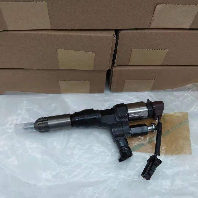 095000-6593 Parti elettriche di escavatori Diesel Common Rail Fuel Injector Assy per HINO J08E