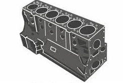 65.01101-6046 Blocco cilindrico del motore di escavatore per Daewoo DH200-3 D1146T