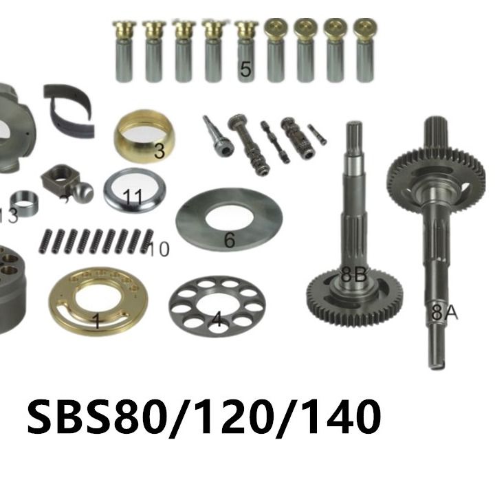 SBS80 SBS120 SBS140 Parti di pompe idrauliche per escavatori