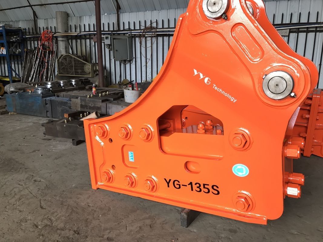 165mm PC450 Komatsu escavatore Rocks Breaker Silence Tipo di calcestruzzo Breaker Martello